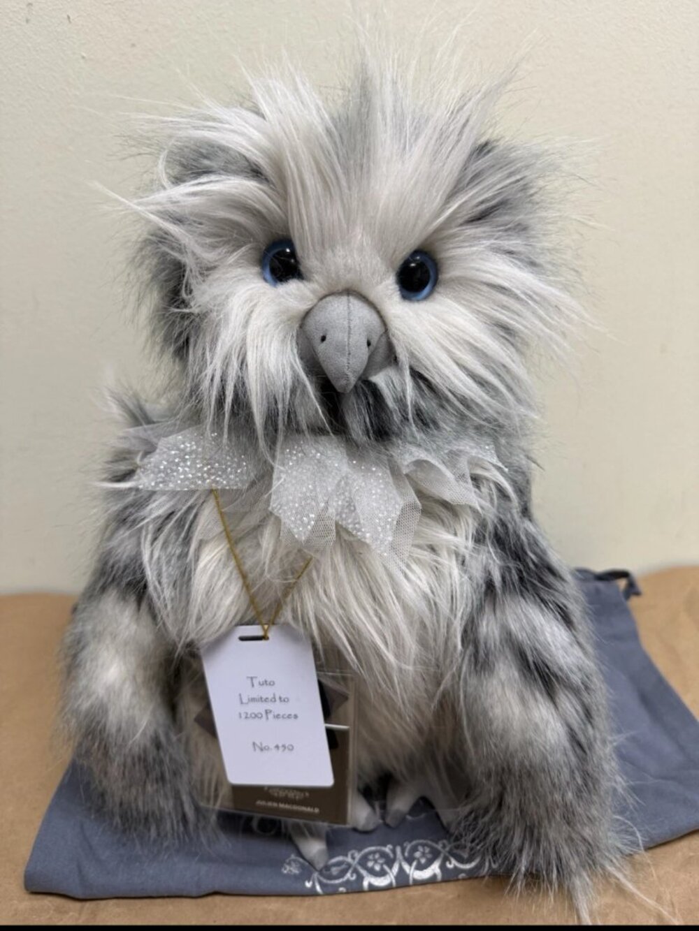 Charlie Bears Tuto Owl Julien Macdonald Signature Collection Limited Edition